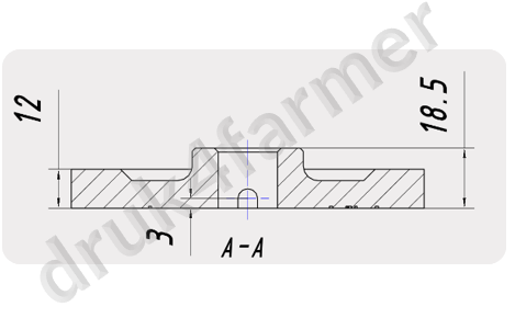 D4F-P12 Zamiennik Dużej Zębatki Osi Zgarniającej - obrazek 10