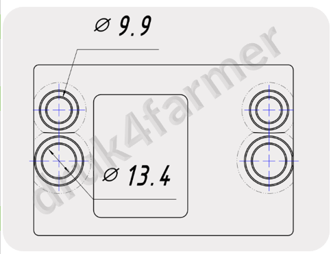 D4F-P16 Szablon do wycinania uszczelek (D4F-P2) - obrazek 9